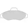 Тормозные колодки, дисковые, комплект NECTO FD6314N 21 171 1194094493 FD6314 изображение 0