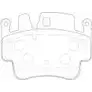 Тормозные колодки, дисковые, комплект NECTO KVUJ2Q FD7154A 233 29 1194096390 изображение 0