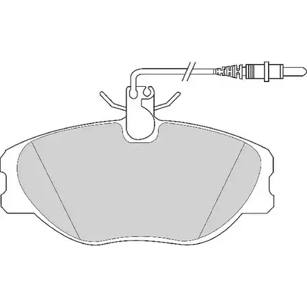 Тормозные колодки, дисковые, комплект ABEX AVR104 21 801 1194122349 UABMFM изображение 0