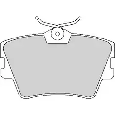 Тормозные колодки, дисковые, комплект ABEX 2188 2 AVR138 A4NFR8 1194122386