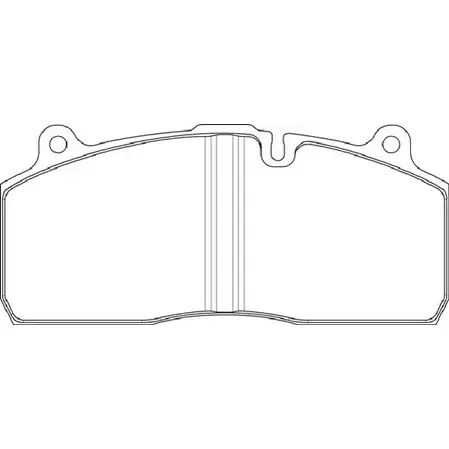 Тормозные колодки, дисковые, комплект DURON I9224P 291 95 DCV1814BFE 1194125180 изображение 0