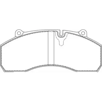 Тормозные колодки, дисковые, комплект DURON DCV1901B 1194125188 2 9120 LT3IQBD