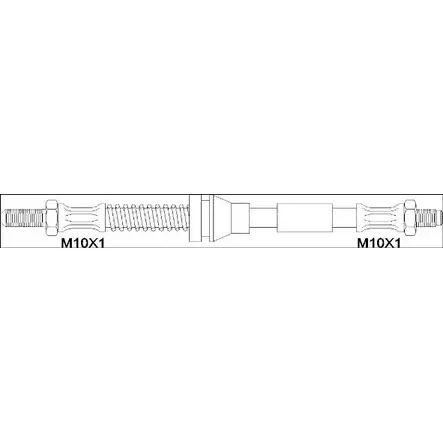Тормозной шланг WOKING K2QUYV G1900.05 GS A190005 1194217232