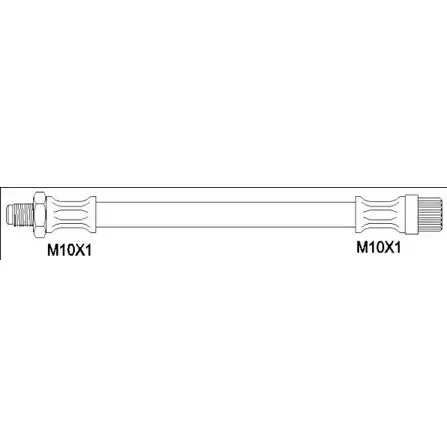 Тормозной шланг WOKING G1903.46 1194217467 GSA19 0346 F18UDL изображение 0
