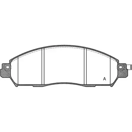 Тормозные колодки, дисковые, комплект OPEN PARTS BPA1612.04 X4WUYIN KLUK 3 1194271319