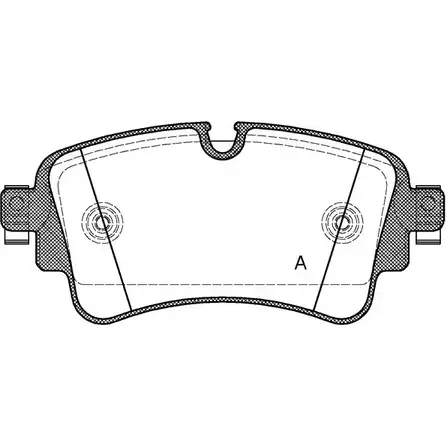 Тормозные колодки, дисковые, комплект OPEN PARTS 22309 BPA1669.08 1194271350 223 08 изображение 0