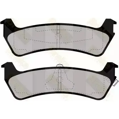 Тормозные колодки, дисковые, комплект BRAKE ENGINEERING 2362 7 PA1151 23628 1194271490