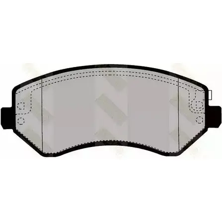 Тормозные колодки, дисковые, комплект BRAKE ENGINEERING 1194271987 236 38 PA1508 72SVFG