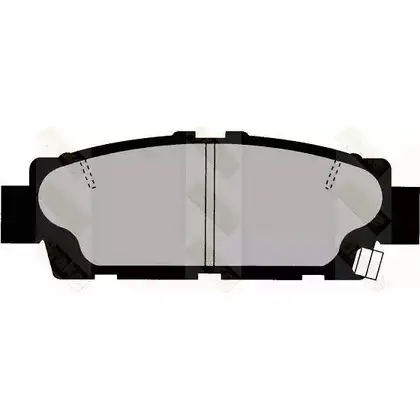 Тормозные колодки, дисковые, комплект BRAKE ENGINEERING PA1536 2179 0 1194272012 W3KE0 изображение 0