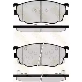Тормозные колодки, дисковые, комплект BRAKE ENGINEERING 21 757 PA1538 1194272016 23777