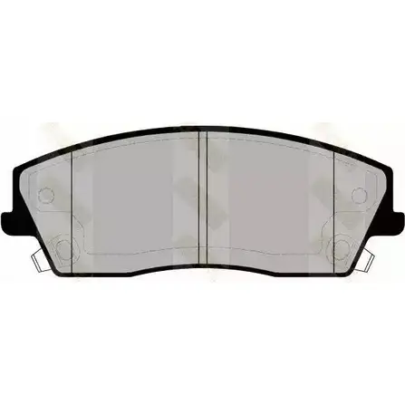 Тормозные колодки, дисковые, комплект BRAKE ENGINEERING PA1710 DALDTHT 1194272278 2 4166