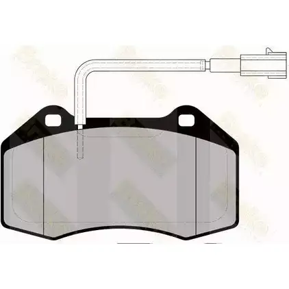 Тормозные колодки, дисковые, комплект BRAKE ENGINEERING 24687 2 4162 PA1774 1194272382 изображение 0
