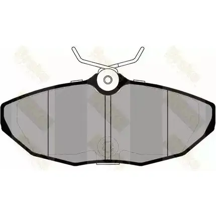 Тормозные колодки, дисковые, комплект BRAKE ENGINEERING 1194272439 PA1806 23 424 24190 изображение 0