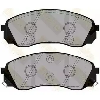 Тормозные колодки, дисковые, комплект BRAKE ENGINEERING 1194272562 2459 7 PA1876 24598 изображение 0