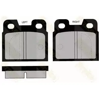 Тормозные колодки, дисковые, комплект BRAKE ENGINEERING 1194272770 PA248 2 0641 20642 изображение 0