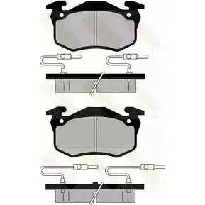 Тормозные колодки, дисковые, комплект BRAKE ENGINEERING 20636 1194272829 2 0635 PA352