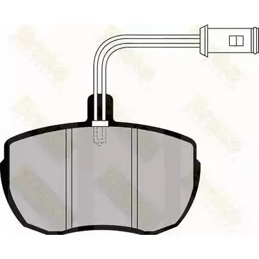 Тормозные колодки, дисковые, комплект BRAKE ENGINEERING 21160 PA422 2035 9 1194272890 изображение 0