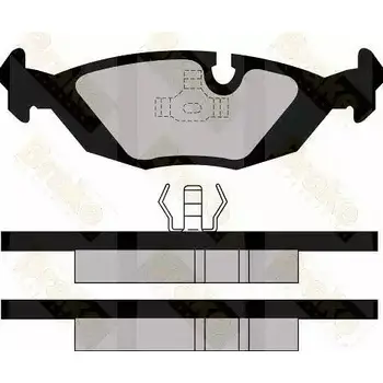 Тормозные колодки, дисковые, комплект BRAKE ENGINEERING 1194272972 20 675 PA501 20756 изображение 0