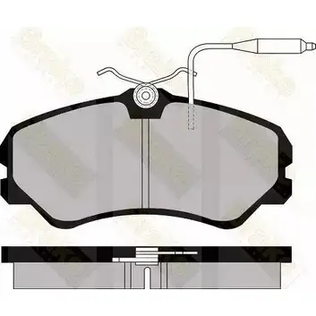 Тормозные колодки, дисковые, комплект BRAKE ENGINEERING 2 1205 PA520 21206 1194272994