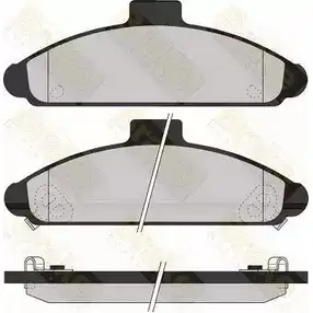Тормозные колодки, дисковые, комплект BRAKE ENGINEERING PA936 215 29 1194273227 21530 изображение 0