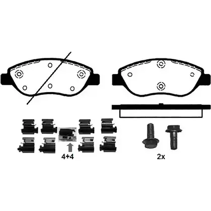 Тормозные колодки, дисковые, комплект RAICAM RA.0762.3K1 22477 224 76 1194311757 изображение 0