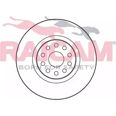 Тормозной диск RAICAM WUMPE0 1194314036 201 018 RD00012 изображение 0