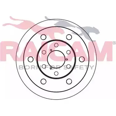 Тормозной диск RAICAM XC1IA1 20230 6 RD00184 1194314178 изображение 0