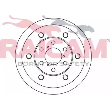 Тормозной диск RAICAM 4ACXUH RD00191 20 2326 1194314183 изображение 0