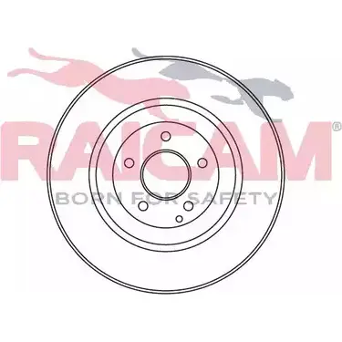 Тормозной диск RAICAM 1194314455 RD00498 4ZK6O5B 20339 0