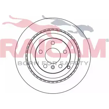 Тормозной диск RAICAM 1194314459 9VXJXYV 20 3394 RD00502 изображение 0