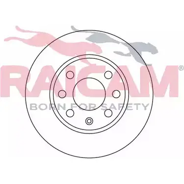 Тормозной диск RAICAM 1194314523 V2XIZMZ 2036 05 RD00568