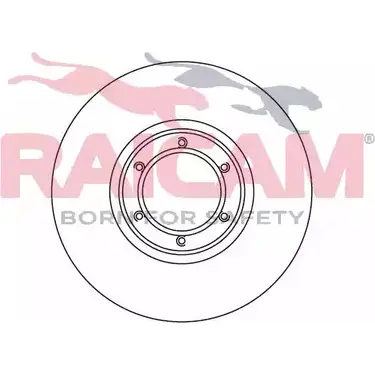 Тормозной диск RAICAM RD00654 1194314602 U0FVZD3 20390 5 изображение 0