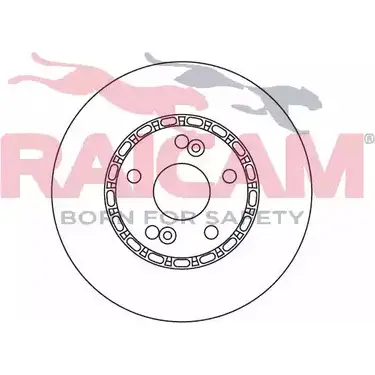 Тормозной диск RAICAM 20392 1 1194314618 RD00670 FIQK26 изображение 0
