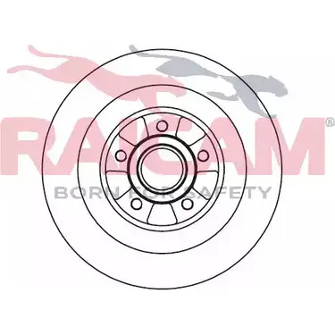 Тормозной диск RAICAM 203 943 RD00688 1194314636 BZ6XX