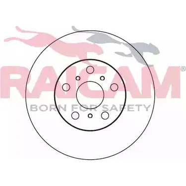 Тормозной диск RAICAM RD00791 1194314715 WM6MKI 2045 45 изображение 0