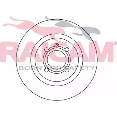 Тормозной диск RAICAM 316T1Q RD00882 1194314795 20 4755 изображение 0