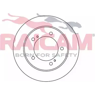 Тормозной диск RAICAM 1194314897 RD00993 U2671 20 5201 изображение 0