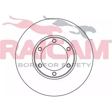Тормозной диск RAICAM RD01054 2 09929 QUNFL 1194314950