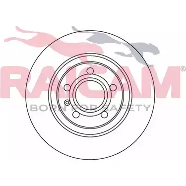 Тормозной диск RAICAM 1194315015 G4VEZI RD01119 2047 113