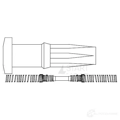 Свечной наконечник STARTVOLT STC 0864 RIO6 F 1438154813