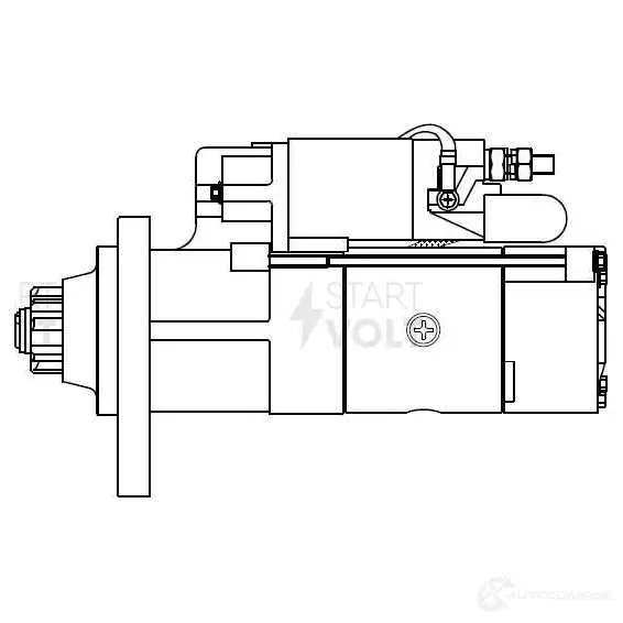 Стартер STARTVOLT 1438154962 LSt 0706 C3W 0CLL изображение 0