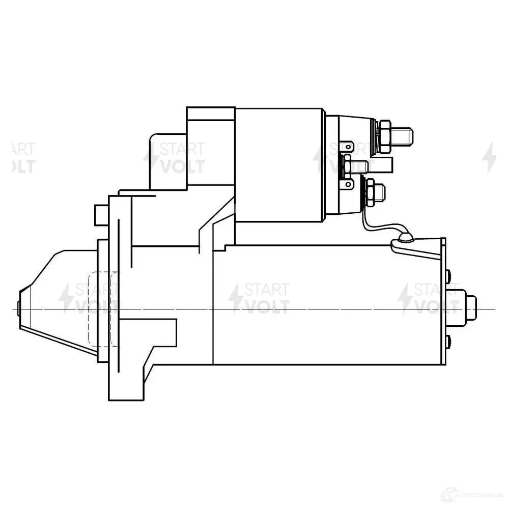 Стартер STARTVOLT 1438155166 LSt 1623 9D 69F изображение 0