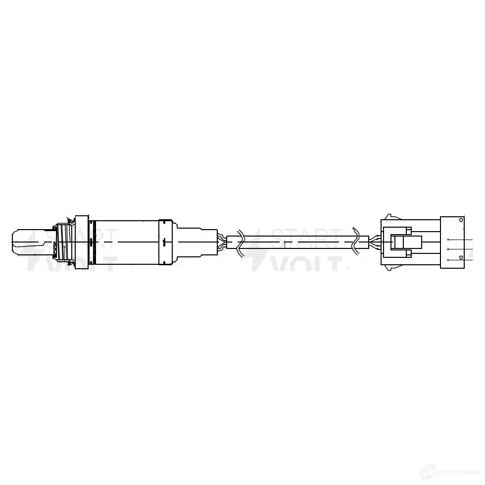 Лямбда зонд, кислородный датчик STARTVOLT 1438155199 LU 7K3Z VS-OS 3000 изображение 0