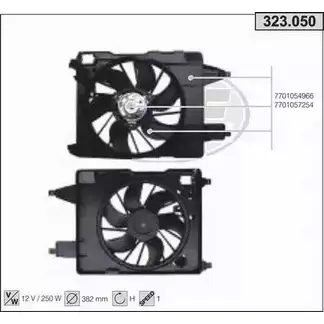 Вентилятор радиатора двигателя AHE 32 3.050 KA4ZG 1194340356 323.050 изображение 0