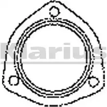 Прокладка трубы глушителя KLARIUS 1194368384 ARG7AC 410 341 FX9Q42K изображение 0