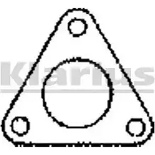 Прокладка трубы глушителя KLARIUS BMG2AA 1194369099 EXV4V 41007 6 изображение 0