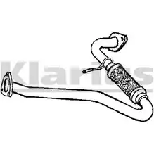 Выхлопная труба глушителя KLARIUS 140349 FE540P 1194370918 140 282 изображение 0