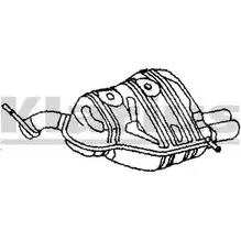 Задний глушитель KLARIUS 22 1028 EH5V9 1194374235 PG819T