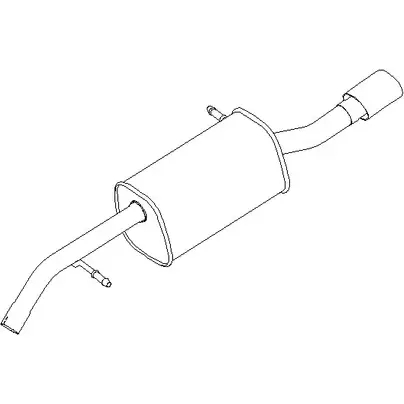 Задний глушитель KLARIUS PG870T 221145 1194374283 221 144