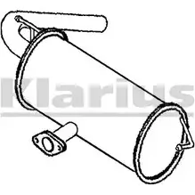 Задний глушитель KLARIUS OPOGPG SZ127M 2 31104 1194375788